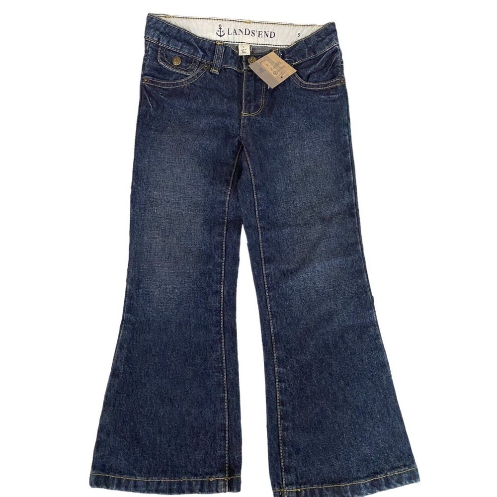 NWT Lands End Jeans Sz 5
